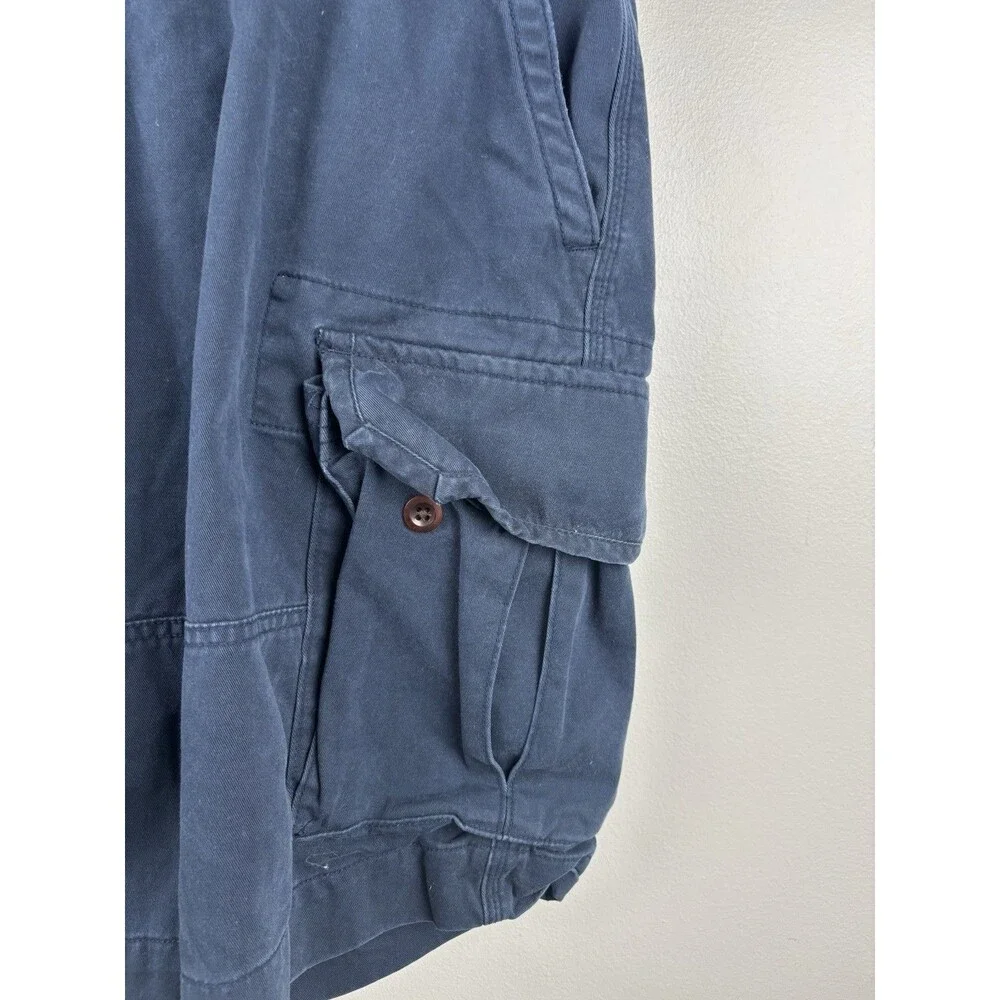 Polo Ralph Lauren Shorts Mens 42 Navy Blue Cargo Short Chinos Pockets